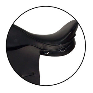 Sillín inglés de cuero Premium para montar a caballo, cómodo, duradero y elegante, equipo ecuestre de estilo occidental para entrenamiento - Product Image 5