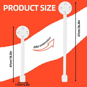 Chúng tôi Ổ cắm điện Extender cắm tường Outlet Extender nối dài tường ổ cắm cho phía sau ghế đầu giường bàn - Product Image 4