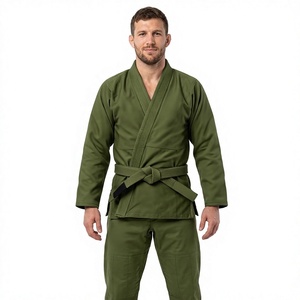 ชุดยูโดบราซิลเลี่ยนยิวยิตสู (BJJ Gi) ผ้าฝ้ายเนื้อเพิร์ลวีฟ ทนทาน ชุดยูนิฟอร์มสำหรับผู้ใหญ่ ใส่สบาย เหมาะสำหรับการฝึกศิลปะการต่อสู้ - Product Image 1