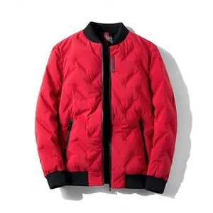 Doudoune coupe-vent réversible imperméable en toile noire pour hommes avec logo personnalisé Streetwear hiver haute qualité bas prix 20 pièces - Product Image 4