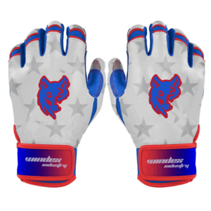 Gants de frappeur personnalisés à manchette courte de style boulon Bruce Premium 100% Gants de frappeur de baseball en cuir Cabretta - Product Image 1