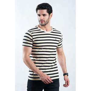 KURIS Classic Crew Neck Summer T-Shirt 100% Cotton Lightweight Compressed 200-240 Grams Fabric Custom <b>Logo</b> Embroidered 3D - Product Image 1