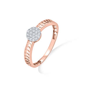 Anillo de Diamantes Elura con Diseño Floral de Cóctel - Product Image 4