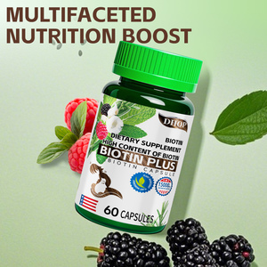 Cápsulas de biotina 15000mg Suplemento de alta potencia Biotina Plus para un cabello saludable Soporte 60 Cápsulas para el crecimiento del cabello - Product Image 3