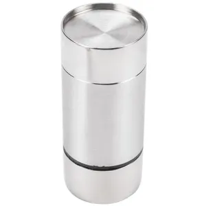 Vente en gros ensemble salière et poivrière en acier inoxydable Vaisselle OEM Distributeur d'herbes aromatiques et d'épices en vrac avec logo personnalisé en option - Product Image 2