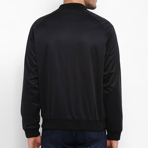 Ropa de invierno 2025, chaqueta de bombardero de lona con cuello levantado y logotipo frontal para hombre con bolsillos laterales, gran oferta, precio razonable - Product Image 4