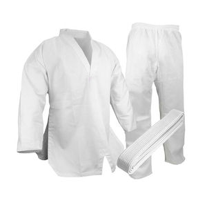 Uniforme de Taekwondo Ligero de Alta Calidad, Material de Poliéster/Algodón, Conjuntos Cómodos, Logotipo Frontal, Unisex, Hecho en Pakistán - Product Image 5