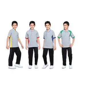 Üstün tasarım en kaliteli spor giyim üniforma futbol forması özel Polo Tshirt parça pantolon kız ve erkek için