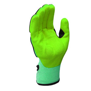 Gants en cuir anti-vibration TPR du meilleur fournisseur Gants en cuir TPR anti-impact avec logo privé Derniers gants en cuir TPR à vendre - Product Image 3
