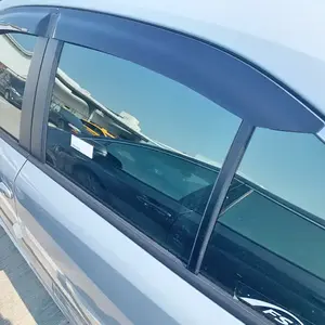 แผ่นบังแดดกันฝนสำหรับรถยนต์โตโยต้า โคโรลล่า ซีดาน ปี 2020 ขึ้นไป แบบอะคริลิกบางเฉียบ สีดำใส ติดตั้งง่าย 3M - Product Image 4