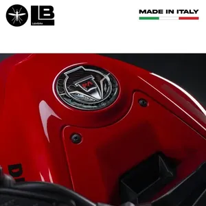 Adesivi 3D in Resina per Tappo Serbatoio Moto Ducati Diavel V4 2023, Compatibili con Decorazioni Logo per Casco - Product Image 3