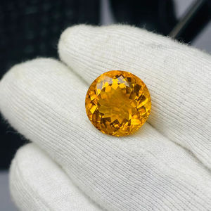 ซิทรินธรรมชาติ ขนาด 15 มม. ทรงกลม เจียระไนคุณภาพ AAA พร้อมประกายเงางามและสีสวยงาม เหมาะสำหรับการขัดและเจียระไน ใช้ได้กับเครื่องประดับทุกชนิด - Product Image 5