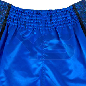 Vêtements d'entraînement MMA en satin de qualité supérieure, shorts de muay thaï personnalisables avec logo pour la salle de sport, service OEM disponible - Product Image 6