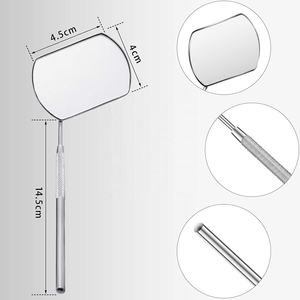 Espejo Antivaho para Extensión de Pestañas con Mango Largo y Acabado Brillante para Uso en Salón de Belleza - Product Image 3