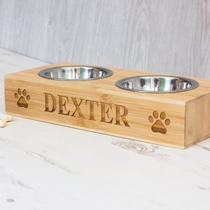 Bol en bois pour animaux de compagnie Sheeri Handicrafts, certifié CE/EU, style zen asiatique, pour l'alimentation, avec option de logo personnalisé - Product Image 6