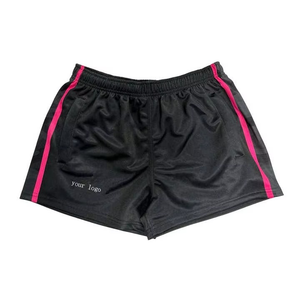 Short de foot personnalisé en polyester de pays occidental avec poches zippées pour femmes - Product Image 1