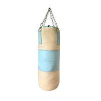 Sac de frappe de boxe en cuir professionnel de qualité supérieure, avec logo et couleur personnalisés, léger, durable et résistant pour entraînement intensif