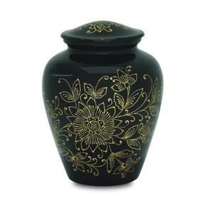 Urnes funéraires pour cendres d'adultes, grande urne verte pour cendres d'êtres chers, taille 9,5 po et 220 Cu. in - Product Image 2