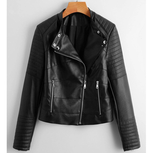 Venta al por mayor caliente de encargo de las mujeres de cuero de alta calidad chaqueta de las mujeres chaquetas de cuero con estilo chaquetas de las mujeres - Product Image 4