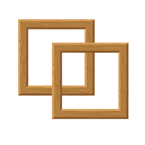 Brown Wooden Art <b>Frames</b> with UV <b>Printed</b> <b>Canvas</b> Table and Wall Decorative Paintings Moulding Floater <b>Frame</b> for Both Wood <b>Frames</b> - Product Image 3