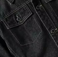 Veste en jean OEM pour hommes Vêtements d'extérieur décontractés Veste en jean d'automne Manteau boutonné Veste en jean oversize pour hommes - Product Image 3