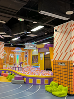 Équipement de centre de divertissement familial, aire de jeux intérieure commerciale personnalisée, jeux d'éveil, piscine à balles, carrousel pour enfants