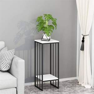 Soporte de maceta de metal de diseño temático floral hecho a mano con múltiples capas de sujeción para arreglos de plantas de interior - Product Image 6