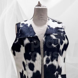 Chaleco de Cuero Vacuno Genuino para Hombre - Prenda Exterior Clásica, Resistente y Casual - Product Image 6