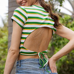 เสื้อครอปสตรีแบบระบายอากาศได้ดีสไตล์ใหม่ - Product Image 3