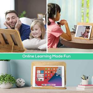 Hot Selling Laptop Wooden Folding Vertical <b>Stand</b> Desktop Elevating Heat Dissipation Portable <b>Tablet</b> Mini <b>Stand</b> for Desktop - Product Image 5