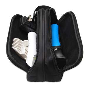 Bolsa de Almacenamiento Ligera para Aparatos Electrónicos de Afeitado, Recortadora de Barba y Cabello, Organizador de Viaje con Espacio para Accesorios - Product Image 6