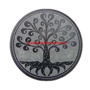 Quemador de incienso tallado de esteatita de diseño clásico de última producción india y soporte de palo en forma de círculo para decoración de regalo religioso - Product Image 5