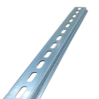 Rail DIN universel 35 mm en alliage d'aluminium pour montage de bande lumineuse, rail de guidage, boîtier de distribution électrique, disjoncteurs 1%