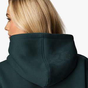 Conjunto Deportivo de 2 Piezas para Mujer, Invernal, Transpirable, con Patrón Sólido, Corte Regular, Sudadera con Capucha, Impresión de Logotipo Personalizado, Estilo Casual, Talla Personalizada - Product Image 4