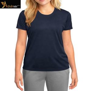 Camisetas de poliéster para mujer, camiseta para mujer de buena calidad, camisa para mujer joven, ropa informal - Product Image 3