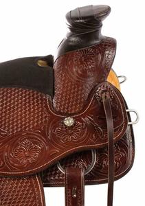 ADEEFA selle anglaise/occidentale marron de qualité supérieure en cuir pur fait à la main taille personnalisée équitation dans le monde Offre Spéciale à l'exportation - Product Image 5