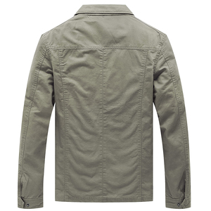 Vestes pour hommes en toile 100% coton respirantes à manches longues, personnalisables en gros, vestes pour hommes, veste pour homme - Product Image 2