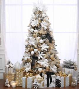 Hot Sale New Design Exquisite White Christmas <b>Tree</b> <b>Skirt</b> Shatterproof Brass Customized Logo High Standard Quality for Xmas <b>Tree</b> - Product Image 4