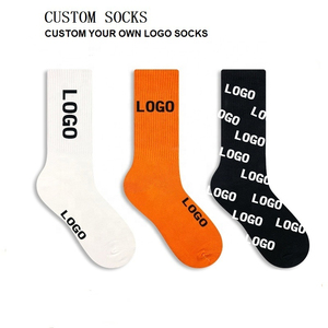 OEM Print Custom logo Sport <b>Sock</b> Logo Custom Embroidered Crew <b>Socks</b> - Product Image 2