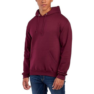 Nueva moda Slim Fit Pullover Hoodie para hombres Color sólido invierno algodón polar canguro bolsillo Etiqueta Privada Sudadera con capucha sudaderas - Product Image 1