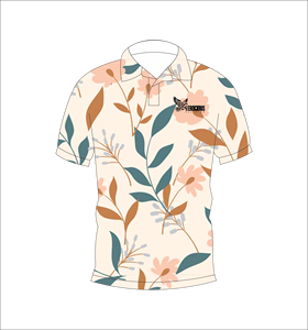เสื้อโปโลพิมพ์ลายใบไม้เขตร้อนสำหรับผู้ชาย แขนสั้น สวมใส่สบาย เหมาะสำหรับฤดูร้อน เล่นกอล์ฟ น้ำหนักเบา มีปก แฟชั่น - Product Image 3