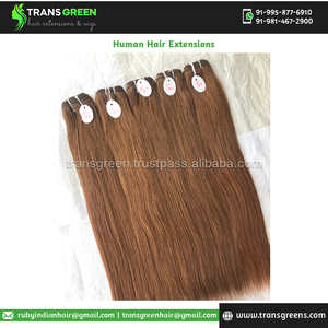 El mejor fabricante de la India de 100% extensiones de cabello de color no #6 alineadas con cutícula Virgen sin procesar al por mayor cutícula alineada - Product Image 4