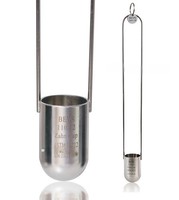 Coupelle d'essai de viscosité portable Zahn de haute qualité, certifiée ASTM D-4212, OEM/ODM, pour le contrôle de la viscosité des peintures indiennes, instruments de mesure de température