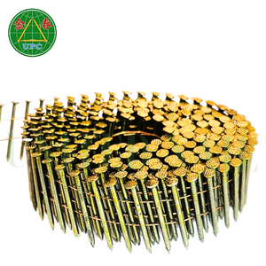 Clavos de bobina a granel 1-3/4 "x 0.092 9000 piezas para palé de madera con vástago liso, cabeza a cuadros, tamaño personalizado de la fábrica de Vietnam - Product Image 3