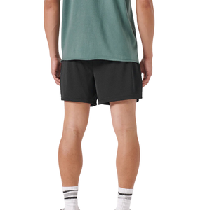 Short en maille avec logo personnalisé Short en maille de couleur personnalisé pour homme en polyester imprimé par sublimation - Product Image 5
