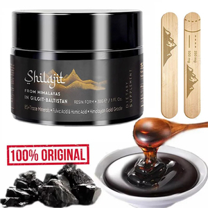Pure Himalayan Shilajit Resin Wild-Cultivated Fulvic Acid 85+ Trace Minerals Herbal <b>Extract</b> for Strength Stamina Immune Support - Product Image 1
