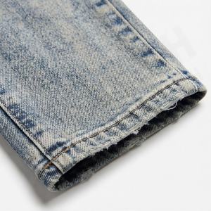 Jeans skinny en coton respirant et confortable pour femmes, pantalon en denim pour femmes, logo à la taille, poches, style décontracté, pantalon - Product Image 6