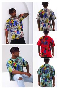 T-shirt oversize streetwear, imprimé vintage, grande taille, coton lourd, fabriqué en Turquie, OEM ODM - Product Image 2