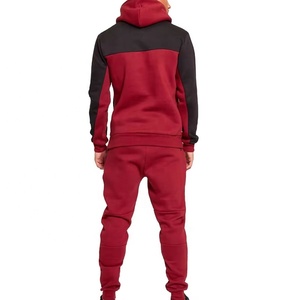 Sweat-shirt à capuche en tissu polaire polyester, design personnalisé rouge, manches longues, pour homme, chez Qasaab Gloves Company - Product Image 3