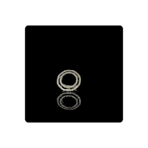 แหวน18kt สีขาวดีไซน์เนอร์สำหรับผู้หญิง VVS เพชรมรกตธรรมชาติคุณภาพสูงได้รับการรับรองเครื่องประดับชั้นดีสำหรับงานแต่งงานของขวัญ - Product Image 5